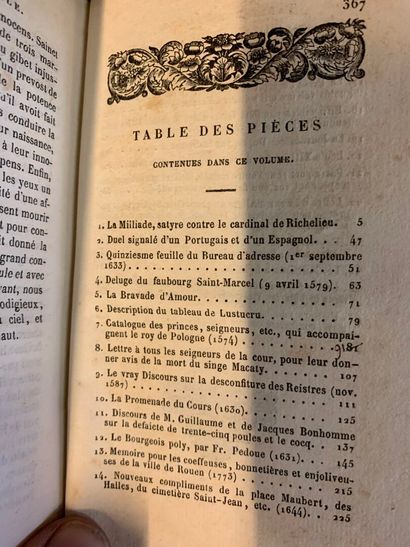 [BIBLIOTHEQUE ELZÉVIRIENNE - SATIRE, COURTISANES,...