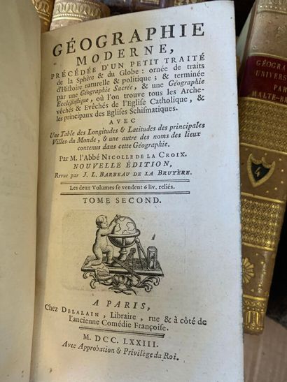 [GEOGRAPHIE XVIIIe et début XIXe]
MALTE-BRUN,...