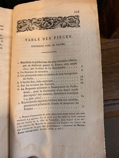 [BIBLIOTHEQUE ELZÉVIRIENNE - SATIRE, COURTISANES,...