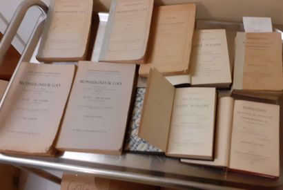 [Mgr GAY] 7 volumes brochés ou reliés, correspondance...