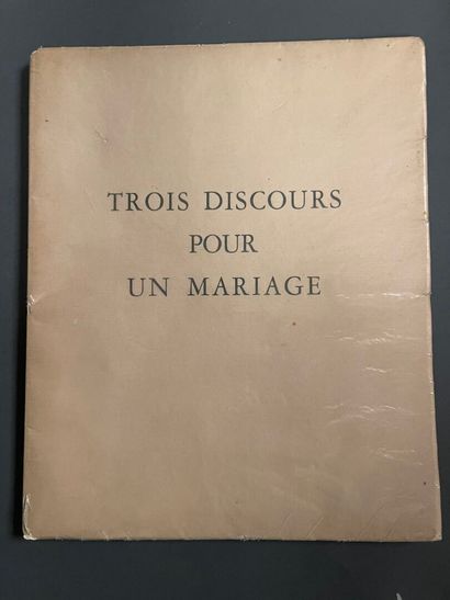 [Nouzilly] Trois discours pour le mariage...