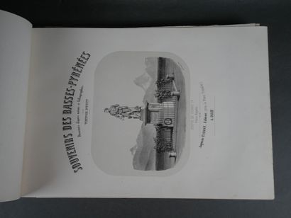Victor Petit, Souvenirs des Pyrénées.
Pau,...