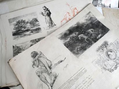 Lot d'environ 50 documents dont affiches...