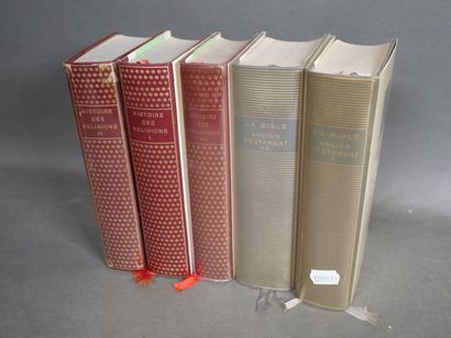 [Pléiade] 5 volumes : Histoire des religions...