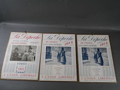 [Touraine] Superbe ensemble de 11 calendriers...