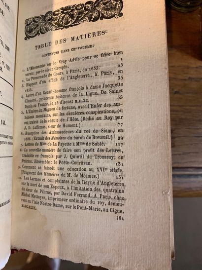 [BIBLIOTHEQUE ELZÉVIRIENNE - SATIRE, COURTISANES,...