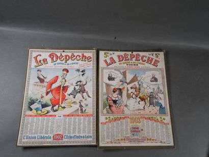 [Touraine] Superbe ensemble de 11 calendriers...