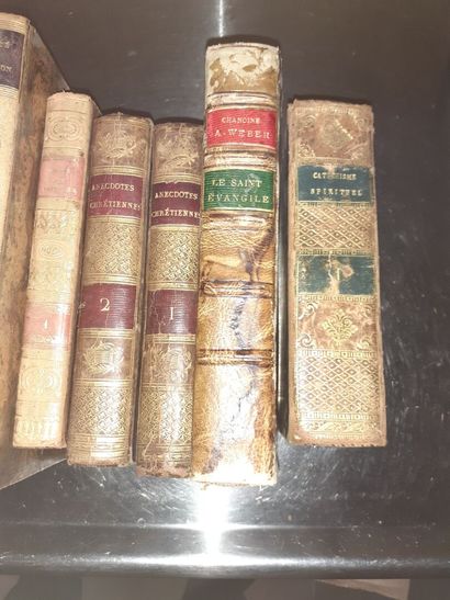 [RELIGIEUX DIVERS] 13 volumes reliés in-12...