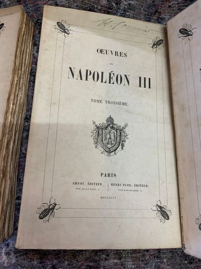 OEuvres de NAPOLEON III. Paris, Amyot, 1854-56....