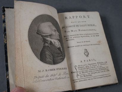 Robespierre, Rapport fait au nom du comité...