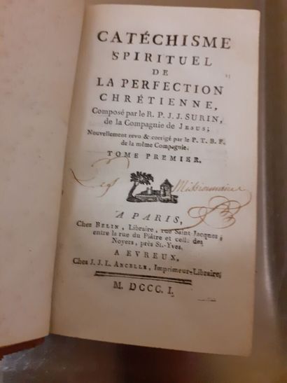 [RELIGIEUX DIVERS] 13 volumes reliés in-12...