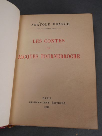 [Reliure mosaïquée] Anatole France, Les contes...