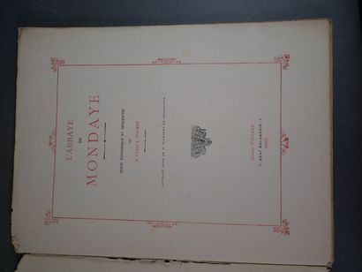 2 vol de planches : l'abbaye de Mondaye par...