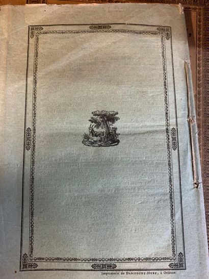 [LAINE ET COTON AU DÉBUT DU XIXe]
LE BLANC,...