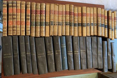 NOUET Père Jacques, 18 volumes in-12 en toile,...