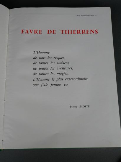 Jacques Favre de Thierrens. 
Ouvrage sur...