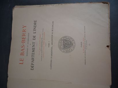 Eugène Hubert, Le Bas-Berry histoire archéologique...