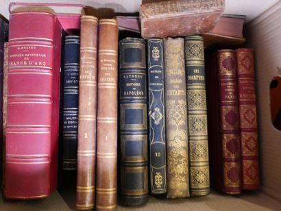 Lot d'environ 15 volumes XVIIIe-XIXe dont...