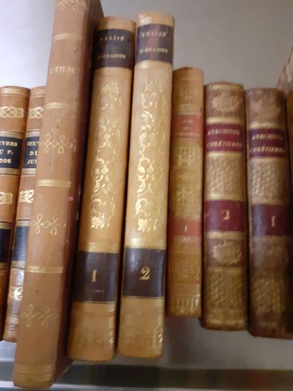 [RELIGIEUX DIVERS] 13 volumes reliés in-12...