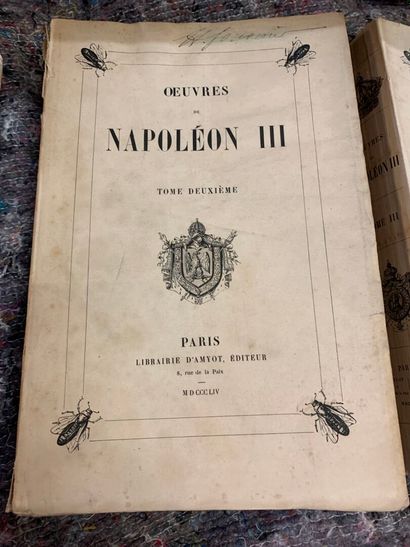 OEuvres de NAPOLEON III. Paris, Amyot, 1854-56....