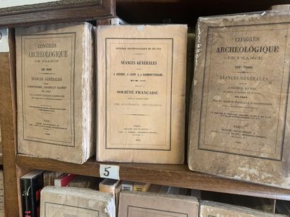 CONGRES ARCHEOLOGIQUE DE FRANCE, 1840-1860...