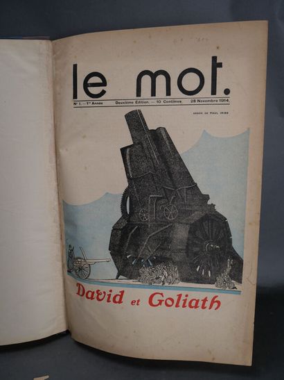 [Paul Iribe, Jean Cocteau] Revue Le Mot,...