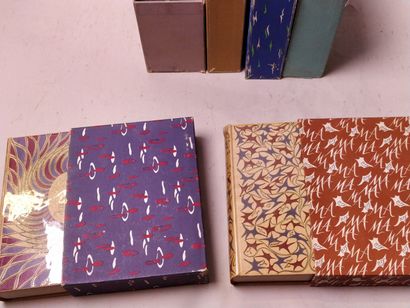Lot de 7 volumes in-4, cartonnages Galliamard :...