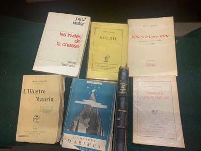 [ROMANS DEBUT XXe AVEC ENVOIS AUTOGRAPHES...