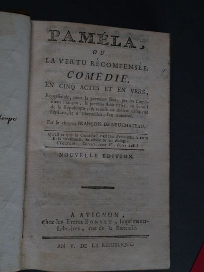 Beau recueil de pièces de théâtre, publiées...