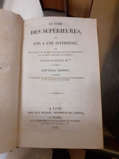 [DIRECTION SPIRITUELLE, NOTAMMENT DES RELIGIEUSES,...