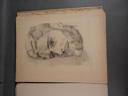 Captivité, dessin de José de Selva, poèmes...