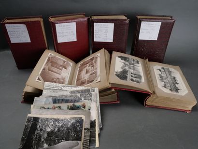 CPA : châteaux-musées : 6 petits albums,...