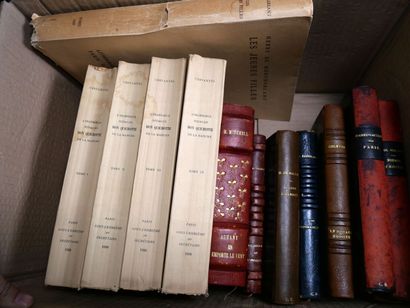 Lot de 12 volumes dont Cervantes (illustré...