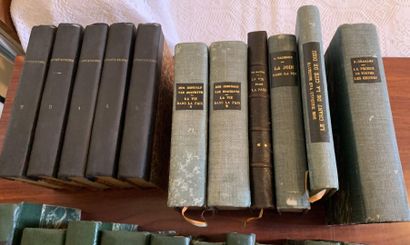 22 volumes reliés en demi-toile XXe : OEuvres...