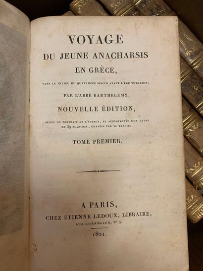 BARTHELEMY Abbé, Voyages du jeune Anacharsis,...