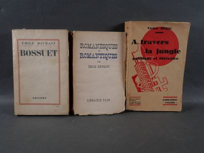 [Autographe] Lot de 3 livres avec envoi :...