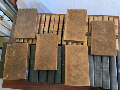NOUET Père Jacques, 18 volumes in-12 en toile,...