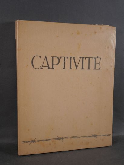 Captivité, dessin de José de Selva, poèmes...