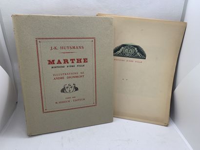 [Dignimont] Huysmans, Marthe histoire d'une...