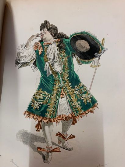 BOILEAU, OEuvres complètes, 1873. Planches...