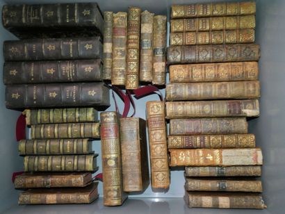 Lot d'environ 30 volumes XVIIIe à XXe dont...