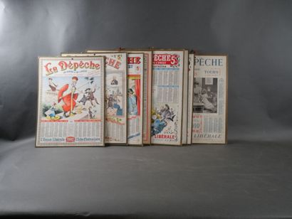 [Touraine] Superbe ensemble de 11 calendriers...