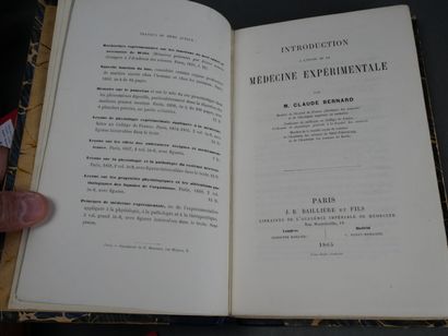 [Médecine] Claude Bernard, Introduction à...
