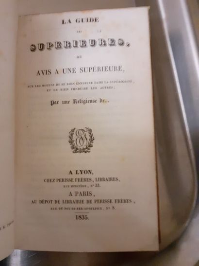[DIRECTION SPIRITUELLE, NOTAMMENT DES RELIGIEUSES,...
