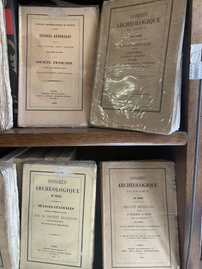 CONGRES ARCHEOLOGIQUE DE FRANCE, 1840-1860...