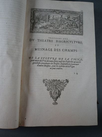 Olivier de Serres, Le théâtre d'Agriculture...