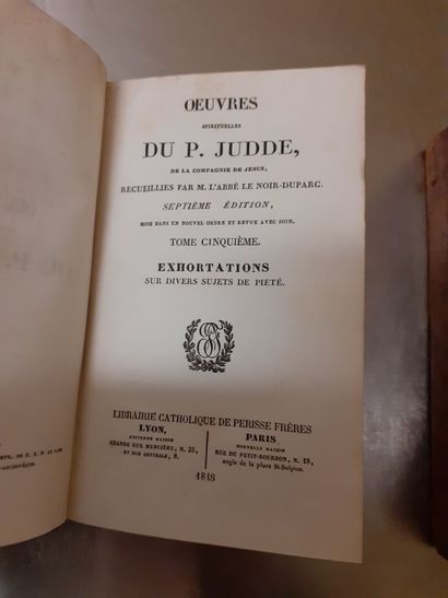 [RELIGIEUX DIVERS] 13 volumes reliés in-12...