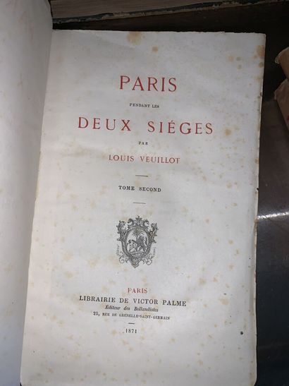 [Louis VEUILLOT] 17 volumes brochés in-8...