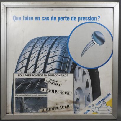 Advertising poster for MICHELIN tires. 
56...