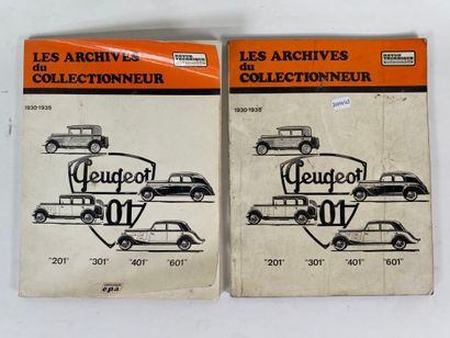 Lot of two volumes: 
Les archives du collectionneur,...